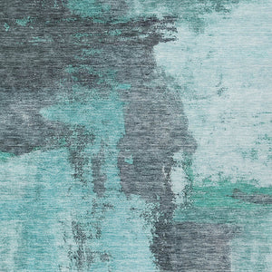 Homeroots 3' Brown & Light Yellow Abstract Rug – Stylish Washable Indoor/Outdoor Area Rug For Any Space 10' X 14' Polyester 602986