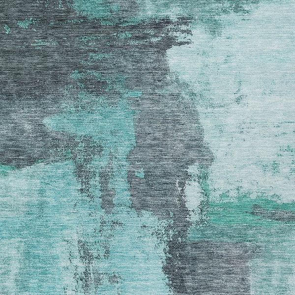 Homeroots 3' Brown & Light Yellow Abstract Rug – Stylish Washable Indoor/Outdoor Area Rug For Any Space 10' X 14' Polyester 602986