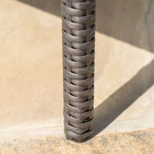 English Elm Christopher Knight Home® - 60303.00C(2Pcs) - Modern Grey Pe Rattan Dining Chairs, Weather-Resistant, Stackable & Stylish Seating N762P603032E