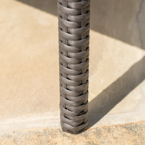 English Elm Christopher Knight Home® - 60303.00C(2Pcs) - Modern Grey Pe Rattan Dining Chairs, Weather-Resistant, Stackable & Stylish Seating N762P603032E