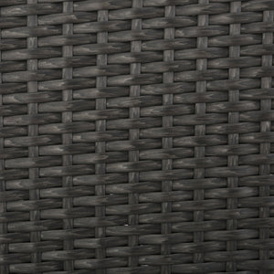 English Elm Christopher Knight Home® - SAN Rattan Dining Chair with Cushion – Weather-Resistant Wicker, Stackable, No-Assembly, Modern Patio Seating Grey 60303.00C