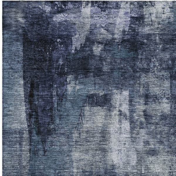 Homeroots 3' Stylish Brown Black And Beige Abstract Washable Area Rug For Indoor And Outdoor Spaces 3' X 5' Polyester 603167