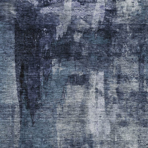 Homeroots 3' Stylish Brown Black And Beige Abstract Washable Area Rug For Indoor And Outdoor Spaces 8' X 10' Polyester 603170