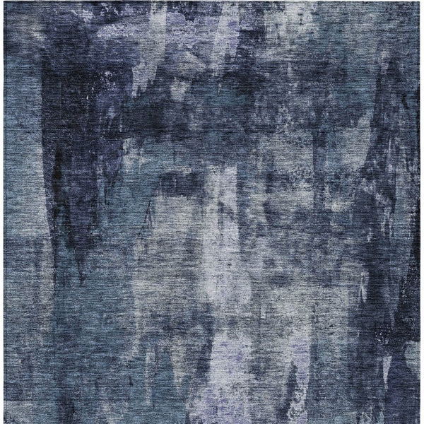 Homeroots 3' Stylish Brown Black And Beige Abstract Washable Area Rug For Indoor And Outdoor Spaces 9' X 12' Polyester 603171