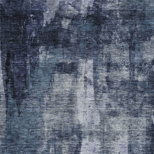 Homeroots 3' Stylish Brown Black And Beige Abstract Washable Area Rug For Indoor And Outdoor Spaces 9' X 12' Polyester 603171