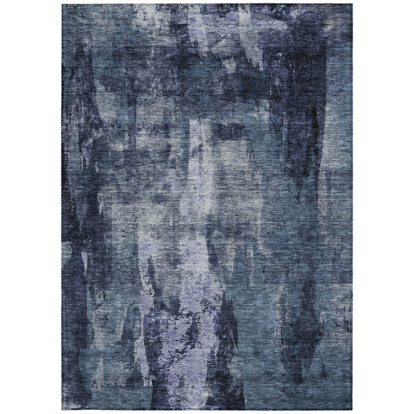 Homeroots 3' Stylish Brown Black And Beige Abstract Washable Area Rug For Indoor And Outdoor Spaces 10' X 14' Polyester 603172