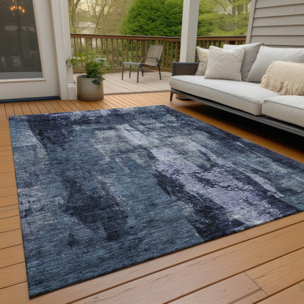 Homeroots 3' Stylish Brown Black And Beige Abstract Washable Area Rug For Indoor And Outdoor Spaces 10' X 14' Polyester 603172