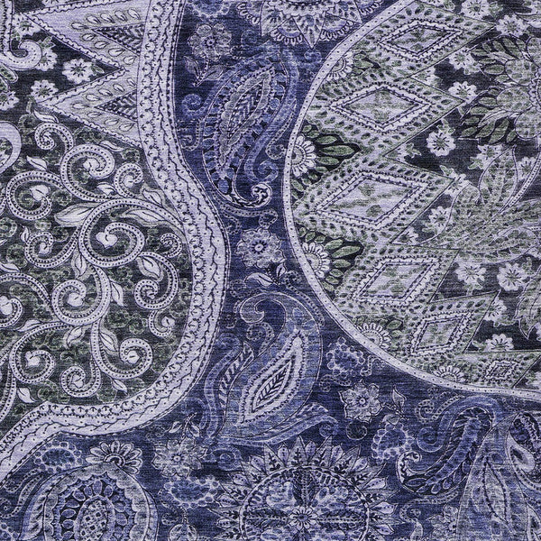 Homeroots 3' Brown Beige Tan Floral Medallion Washable Area Rug For Indoor Outdoor Spaces, Durable & Stylish 3' X 5' Polyester 603179