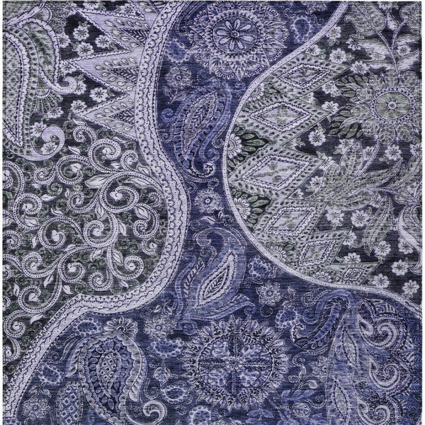 Homeroots 3' Brown Beige Tan Floral Medallion Washable Area Rug For Indoor Outdoor Spaces, Durable & Stylish 10' X 14' Polyester 603184