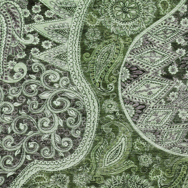 Homeroots 3' Brown Beige Tan Floral Medallion Washable Area Rug For Indoor Outdoor Spaces, Durable & Stylish 9' X 12' Polyester 603189