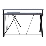 OSP Home Furnishings Checkpoint L Shape Gaming Desk Black