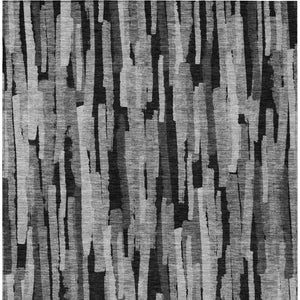 Homeroots 3'' Striped Washable Indoor Outdoor Area Rug - Durable, Stain Resistant, Perfect For High Traffic Spaces 5' X 8' Polyester 603222