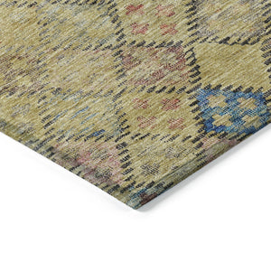 Homeroots 3' Geometric Blue Purple And Gray Washable Area Rug For Indoor And Outdoor Spaces, Durable Design 8' Round Polyester 603265