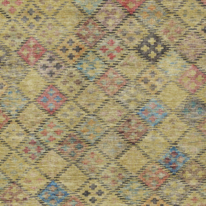 Homeroots 3' Geometric Blue Purple And Gray Washable Area Rug For Indoor And Outdoor Spaces, Durable Design 8' X 10' Polyester 603266