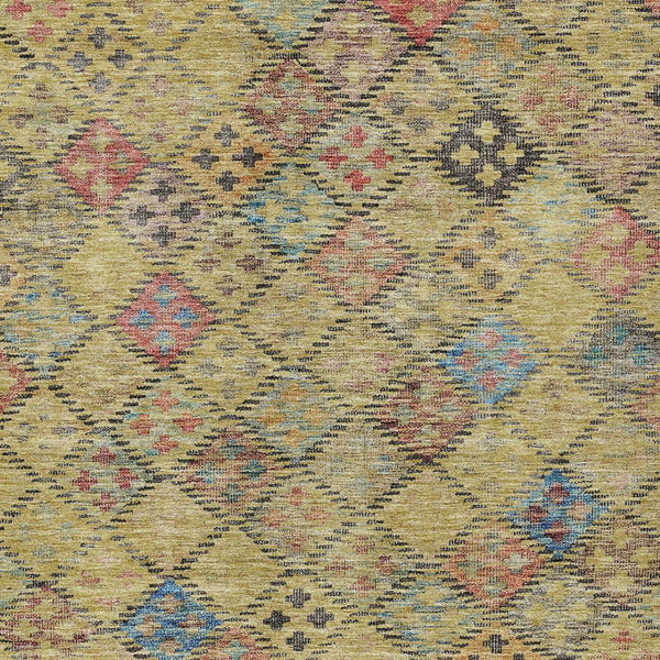 Homeroots 3' Geometric Blue Purple And Gray Washable Area Rug For Indoor And Outdoor Spaces, Durable Design 8' X 10' Polyester 603266