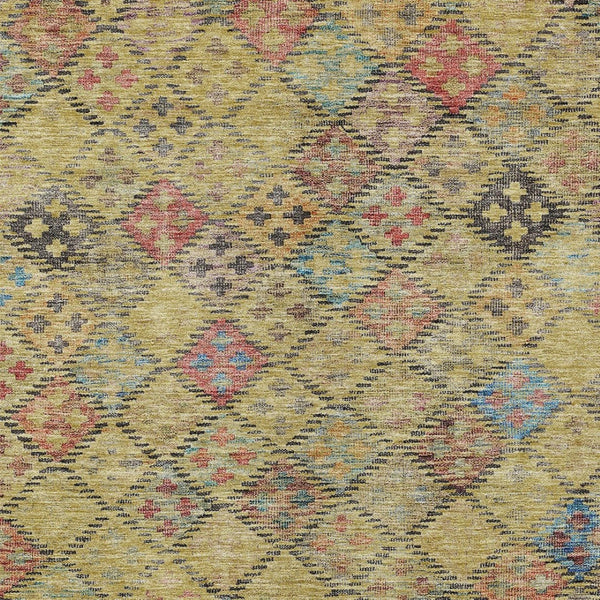 Homeroots 3' Geometric Blue Purple And Gray Washable Area Rug For Indoor And Outdoor Spaces, Durable Design 9' X 12' Polyester 603267