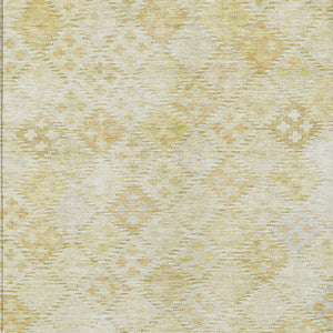 Homeroots 3' Geometric Blue Purple And Gray Washable Area Rug For Indoor And Outdoor Spaces, Durable Design 3' X 5' Polyester 603269