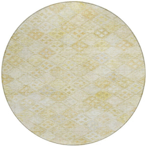 Homeroots 3' Geometric Blue Purple And Gray Washable Area Rug For Indoor And Outdoor Spaces, Durable Design 8' Round Polyester 603271