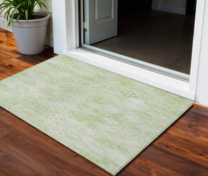 Homeroots 3' Geometric Blue Purple And Gray Washable Area Rug For Indoor And Outdoor Spaces, Durable Design 3' X 5' Polyester 603287