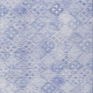 Homeroots 3' Geometric Blue Purple And Gray Washable Area Rug For Indoor And Outdoor Spaces, Durable Design 8' X 10' Polyester 603296