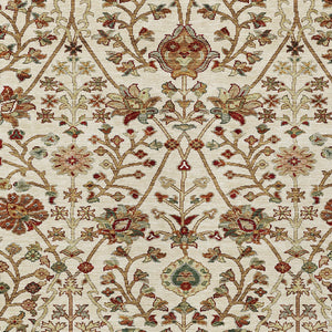 Homeroots 3' Black Brown And Red Floral Washable Area Rug - Durable Indoor Outdoor Design For Any Space 3' X 5' Polyester 603419