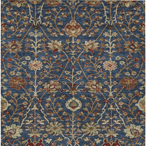 Homeroots 3' Black Brown And Red Floral Washable Area Rug - Durable Indoor Outdoor Design For Any Space 3' X 5' Polyester 603425