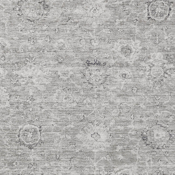 Homeroots 3' Artichoke Green Damask Washable Area Rug - Stylish, Durable Indoor/Outdoor Decor For Any Space 5' X 8' Polyester 603504