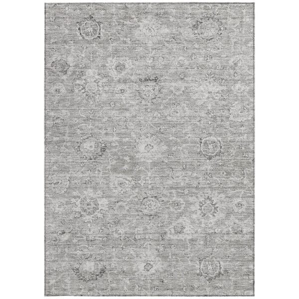 Homeroots 3' Artichoke Green Damask Washable Area Rug - Stylish, Durable Indoor/Outdoor Decor For Any Space 10' X 14' Polyester 603508