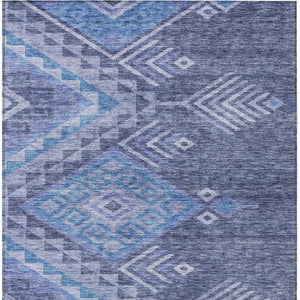 Homeroots 3' Brown And Terra Cotta Southwestern Washable Area Rug For Indoor And Outdoor Spaces 3' X 5' Polyester 603551