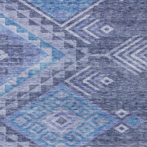 Homeroots 3' Brown And Terra Cotta Southwestern Washable Area Rug For Indoor And Outdoor Spaces 5' X 8' Polyester 603552