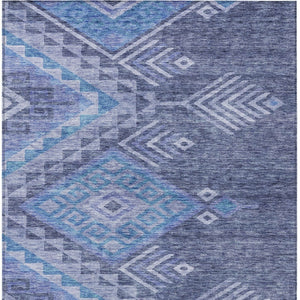 Homeroots 3' Brown And Terra Cotta Southwestern Washable Area Rug For Indoor And Outdoor Spaces 8' X 10' Polyester 603554