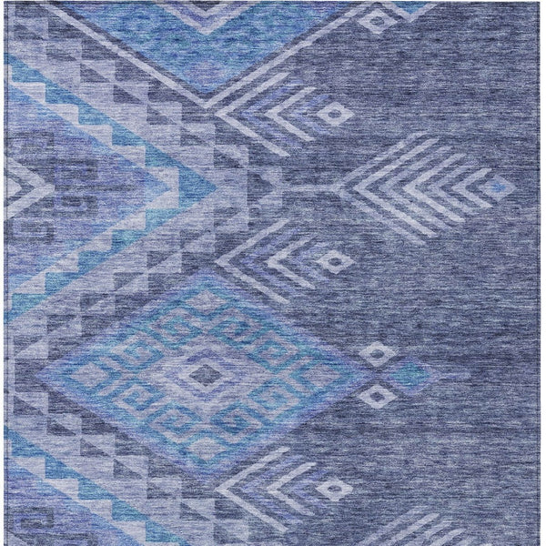 Homeroots 3' Brown And Terra Cotta Southwestern Washable Area Rug For Indoor And Outdoor Spaces 8' X 10' Polyester 603554