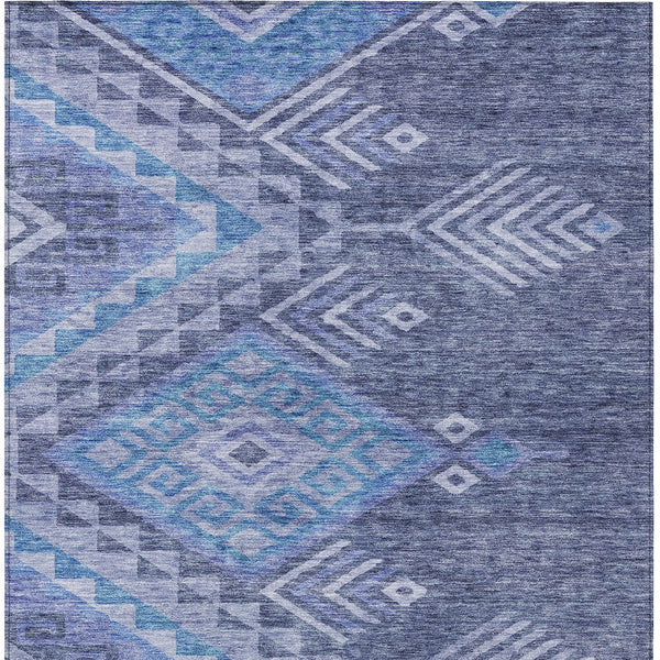 Homeroots 3' Brown And Terra Cotta Southwestern Washable Area Rug For Indoor And Outdoor Spaces 9' X 12' Polyester 603555