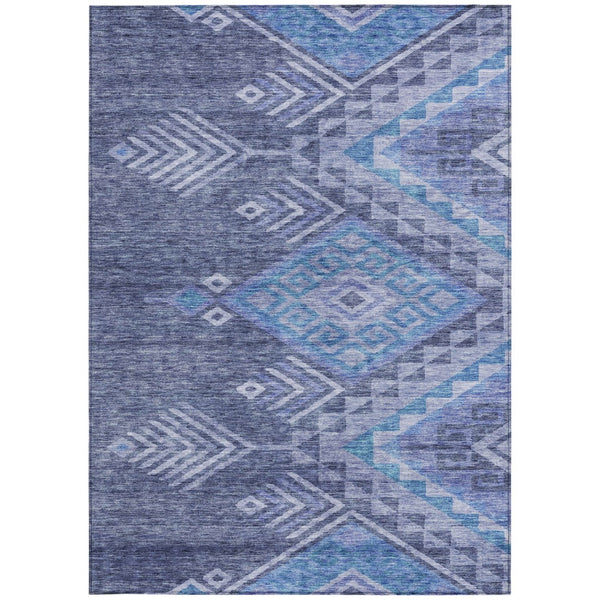 Homeroots 3' Brown And Terra Cotta Southwestern Washable Area Rug For Indoor And Outdoor Spaces 10' X 14' Polyester 603556