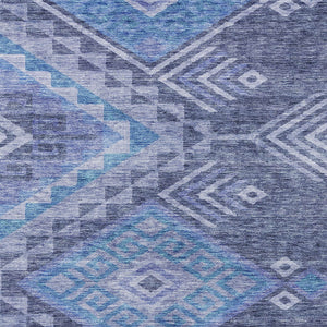 Homeroots 3' Brown And Terra Cotta Southwestern Washable Area Rug For Indoor And Outdoor Spaces 10' X 14' Polyester 603556