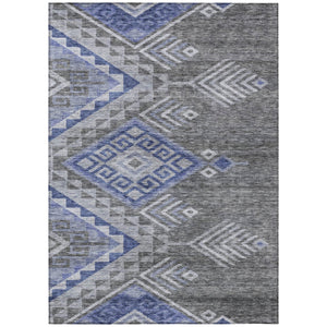 Homeroots 3' Brown And Terra Cotta Southwestern Washable Area Rug For Indoor And Outdoor Spaces 10' X 14' Polyester 603562