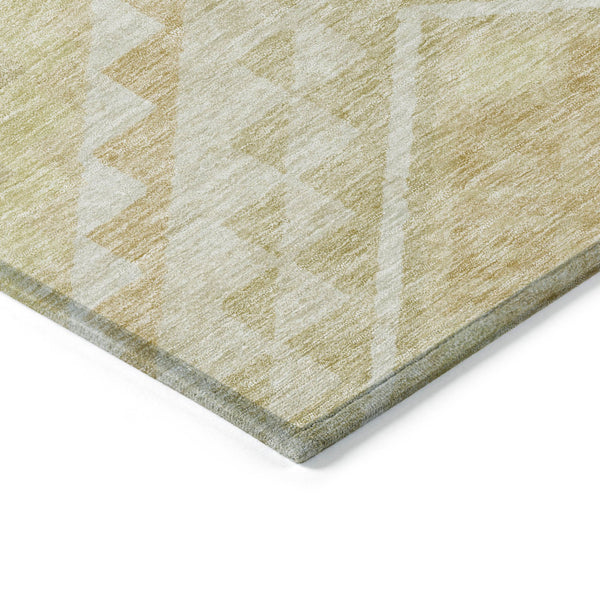 Homeroots 3' Brown And Terra Cotta Southwestern Washable Area Rug For Indoor And Outdoor Spaces 9' X 12' Polyester 603567