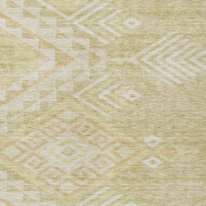 Homeroots 3' Brown And Terra Cotta Southwestern Washable Area Rug For Indoor And Outdoor Spaces 10' X 14' Polyester 603568