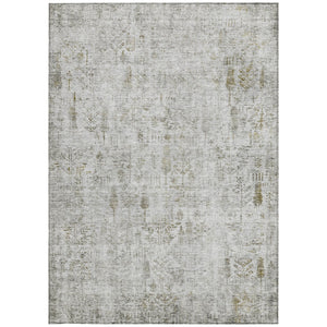 Homeroots 3' Elegant Ivory Blue And Purple Floral Washable Area Rug For Indoor And Outdoor Spaces 8' X 10' Polyester 603578