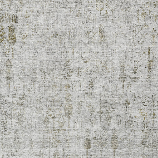 Homeroots 3' Elegant Ivory Blue And Purple Floral Washable Area Rug For Indoor And Outdoor Spaces 9' X 12' Polyester 603579