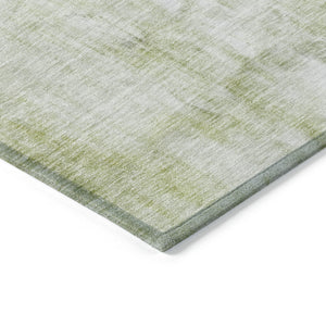Homeroots 3' Abstract Artichoke Green And Ivory Indoor Outdoor Area Rug – Durable, Washable, Stylish Design 8' X 10' Polyester 603626