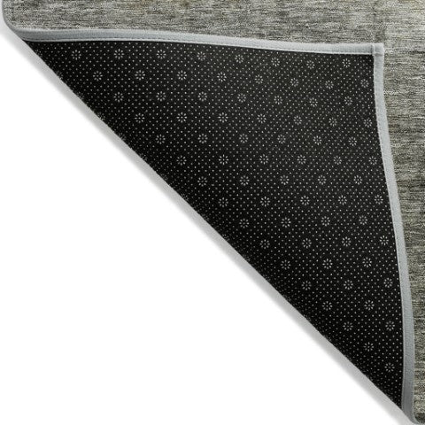 Homeroots 3' Blue Gold And Green Abstract Washable Area Rug - Perfect For Indoor And Outdoor Spaces, Durable Design 5' X 8' Polyester 603636