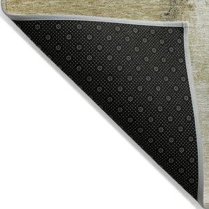 Homeroots 3' Blue Gray And Black Abstract Washable Area Rug For Indoor Outdoor Use – Durable And Stylish Design 3' X 5' Polyester 603659