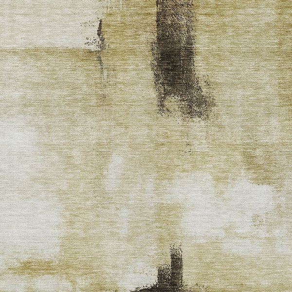 Homeroots 3' Blue Gray And Black Abstract Washable Area Rug For Indoor Outdoor Use – Durable And Stylish Design 5' X 8' Polyester 603660