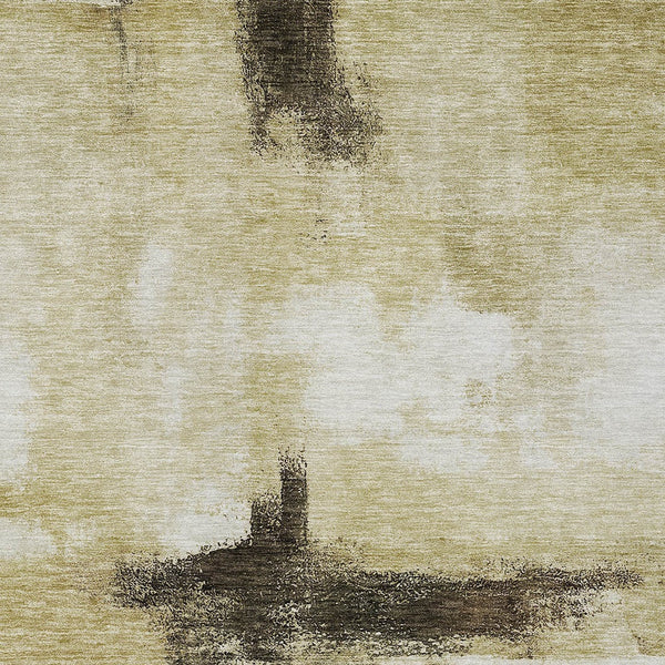 Homeroots 3' Blue Gray And Black Abstract Washable Area Rug For Indoor Outdoor Use – Durable And Stylish Design 9' X 12' Polyester 603663