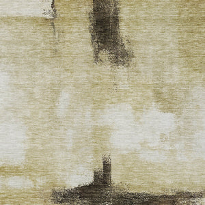 Homeroots 3' Blue Gray And Black Abstract Washable Area Rug For Indoor Outdoor Use – Durable And Stylish Design 10' X 14' Polyester 603664