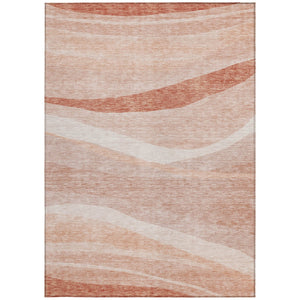 Homeroots 3' Artichoke Green And Ivory Abstract Washable Area Rug For Indoor And Outdoor Spaces, Durable Design 10' X 14' Polyester 603712