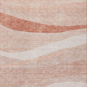 Homeroots 3' Artichoke Green And Ivory Abstract Washable Area Rug For Indoor And Outdoor Spaces, Durable Design 10' X 14' Polyester 603712