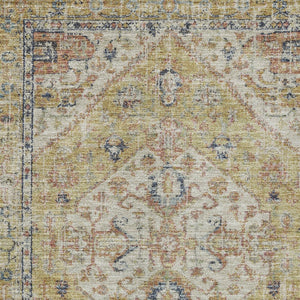 Homeroots 3' Transform Your Space With A Wheat Terra Cotta And Black Oriental Washable Area Rug For Any Setting 10' X 14' Polyester 603802
