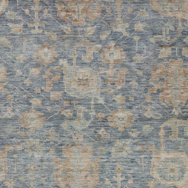 Homeroots 3' Artichoke Green And Gray Damask Washable Area Rug For Stylish Indoor And Outdoor Spaces 3' X 5' Polyester 603845